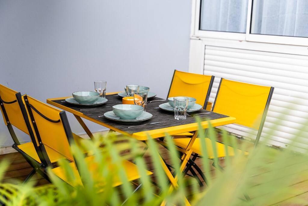 Apartamento Le Cocon Retro-Chic A La Capitale Saint-Denis Exterior foto